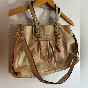 Coach Ashley Leather Satchel